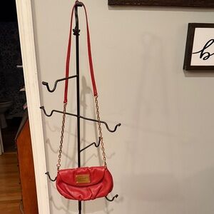 Marc Jacob’s Red Leather Shoulder Bag